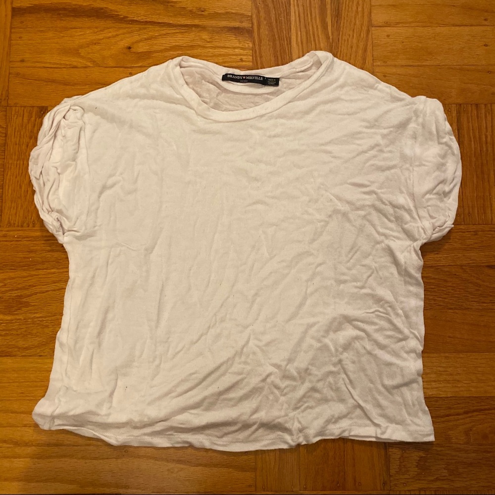 Brandy Melville Basic White Tee